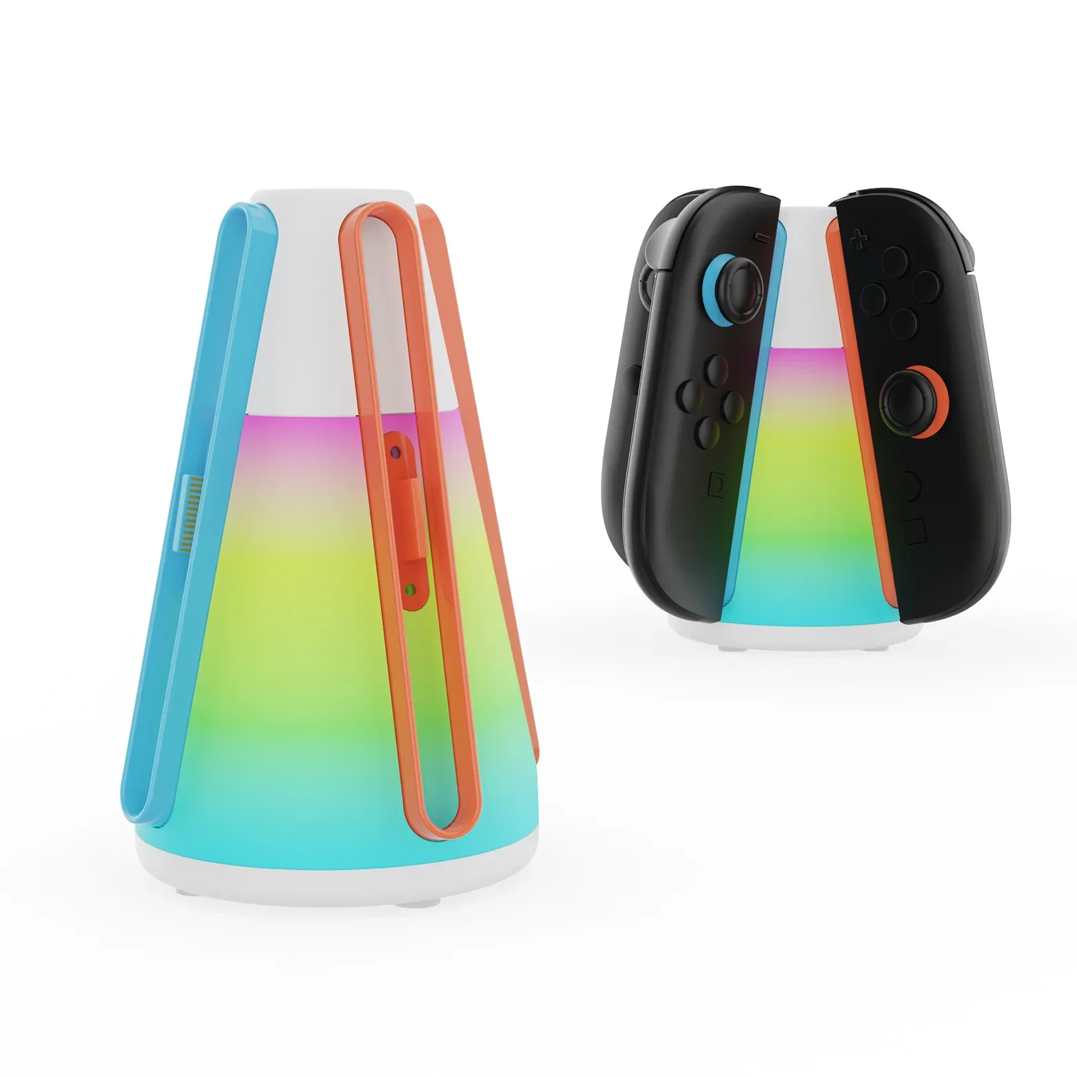 NEW PG-SW2050 Charging Station for Switch 2 Joy Con, RGB Charger Station for 1-4 Switch 2 Controllers