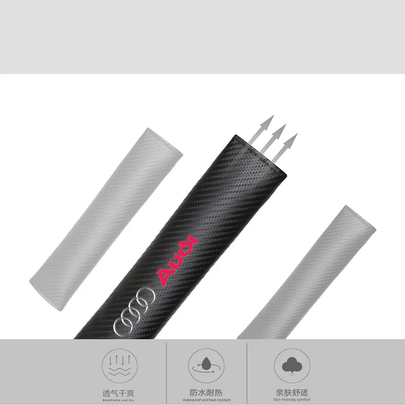 2Pcs 탄소 섬유 안전 벨트 커버 어깨 패드 아우디 Sline RS4 S3 RS5 RS7 S4 S6 A1 A3 A4 A5 A6 A7 A8 Q3 Q5 Q7 Q8