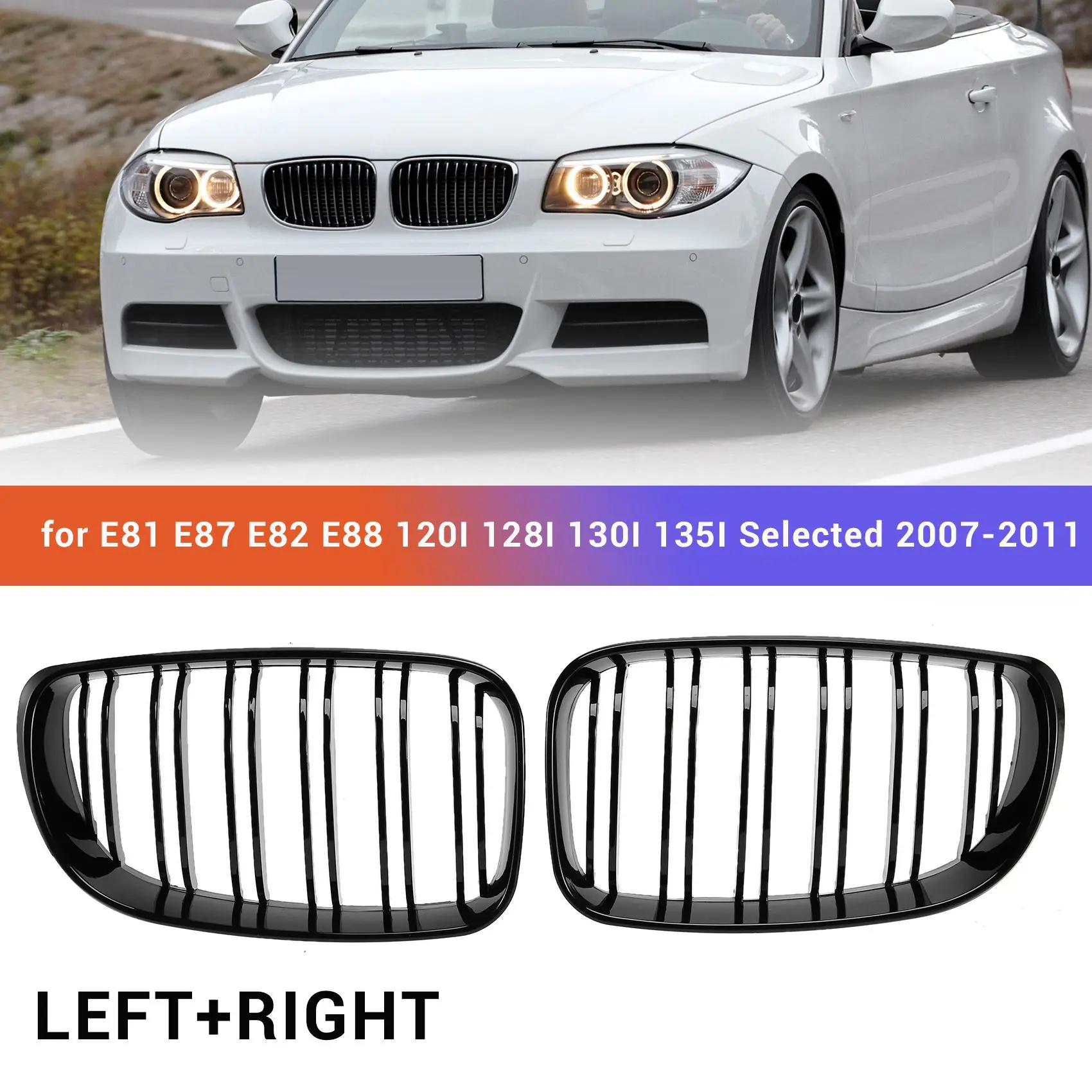 Сменная решетка радиатора для BMW E81 E87 E82 E88 120I 128I 130I 135I 2007-2011 | Автомобили и