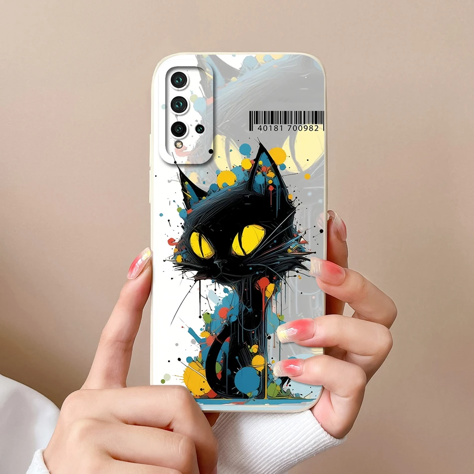 Cartoon Bumper Soft Liquid Silicone Phone Case