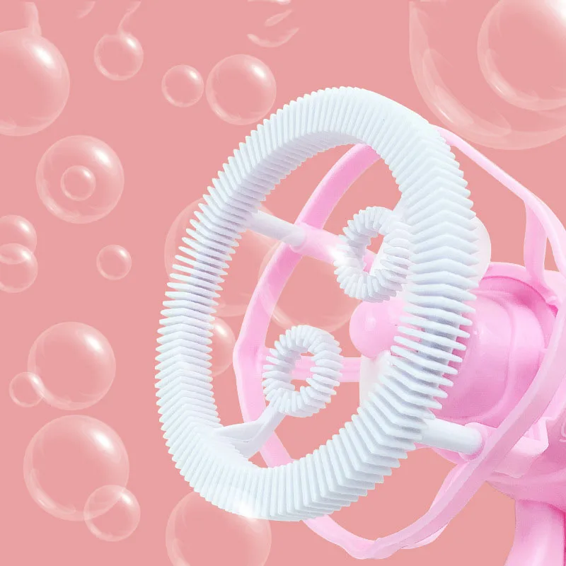 Electric Bubble Machine Kids Toys Bubble Gun Blaster Children Automatic Bubble Blowing Toy Summer Outdoor Play for Girl Boy Gift 4