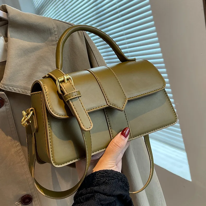 

Niche Design Advanced Texture New Fashion Women's Versatile Classroom Commuting Crossbody Bag Portable Small Square