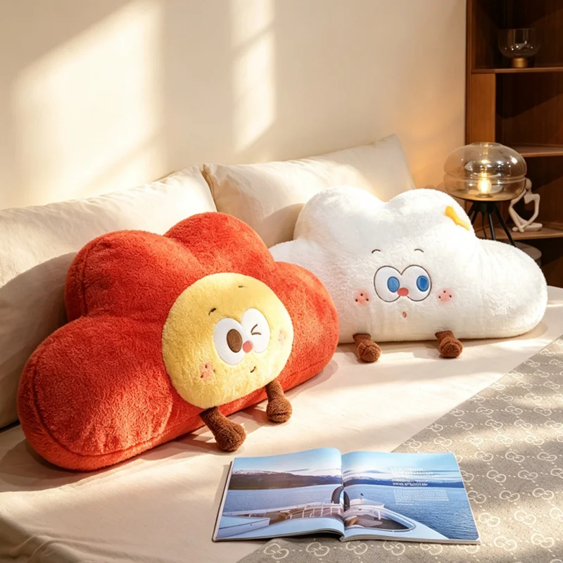 구름 모양 플러시 인형, 집 장식 수면 쿠션, 친구 선물, 방 꾸미기