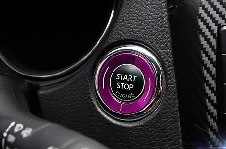 

Switch Decoration Car Styling Ignition Switch Key Ring Accessories for Vehicles Start Key Ring for Nissan X-Trail 2014