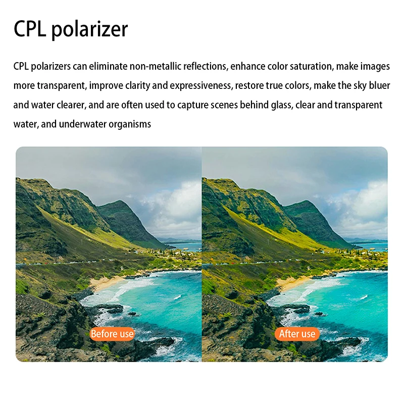 DJI 아바타 2 ND 필터 드론 카메라 필터, CPL UV ND8 ND16 ND32 ND64 용 DIY 액세서리, 1PC