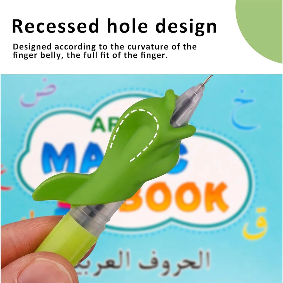 Montessori Magic Calligraphy Reusable Children's Handwriting Notebook - Set of 4 Arabic Books