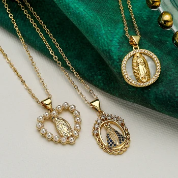 Virgin Mary Pendant Necklace 1