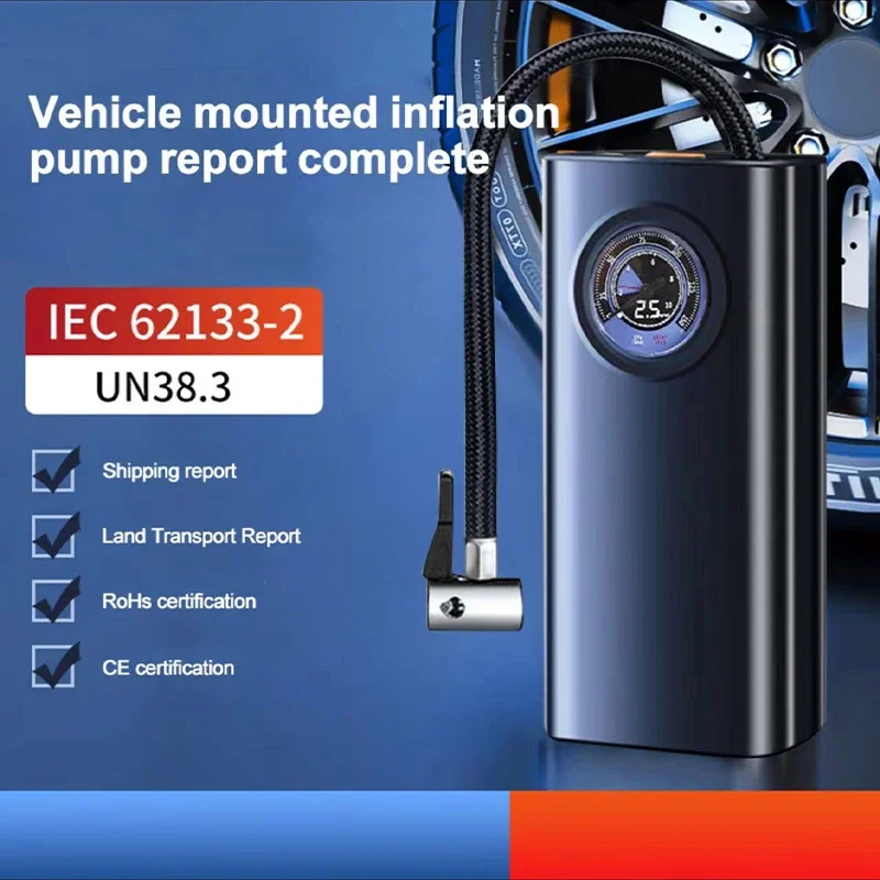 Pompa Di Gonfiaggio Elettrica Portatile Senza Fili - Ricaricabile, Per - Foto 5