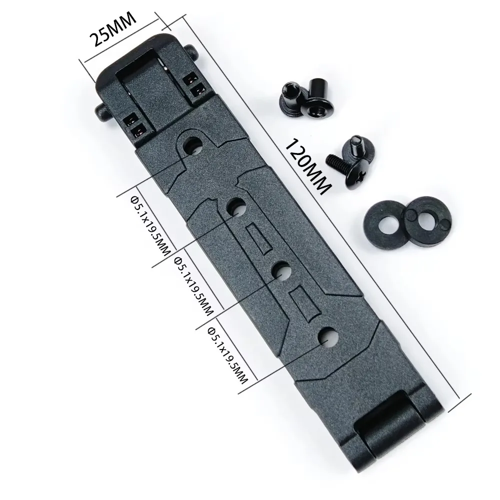 1piece Molle-lok K Sheath Waist Clip System Sheath Back Clip Kydex Sheath Carrying Clip K Sheath MOLLE Buckle with Screws