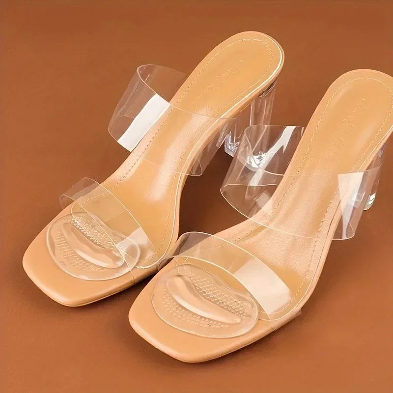 Forefoot Pads 1Pair For Sandals High Heels Silicone GEL Invisible Half Size Non-slip