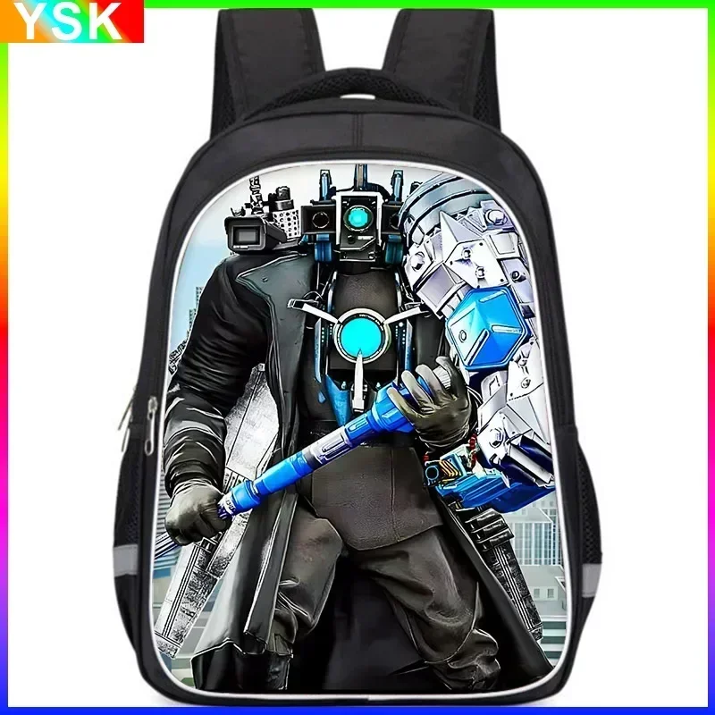 

Mochila Skibidi Toilet School Bags for Teenage Kids Backpack Titan Speakerman Travel Backpack Student Notebook Bookbag Anime Bag