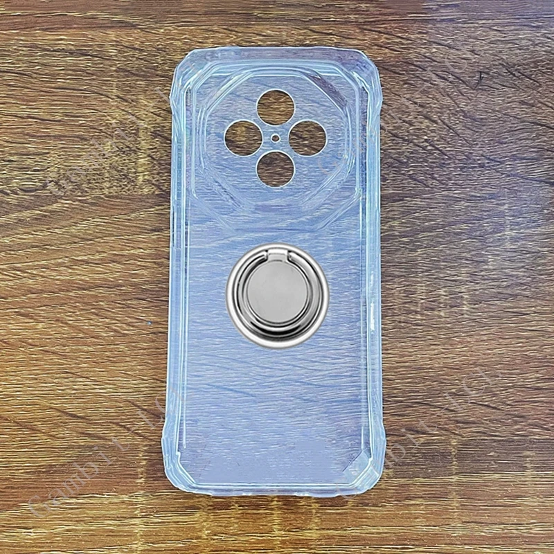 Enhanced Blackview Fort 1 6.56 Back Ring Holder TPU Soft Phone Case