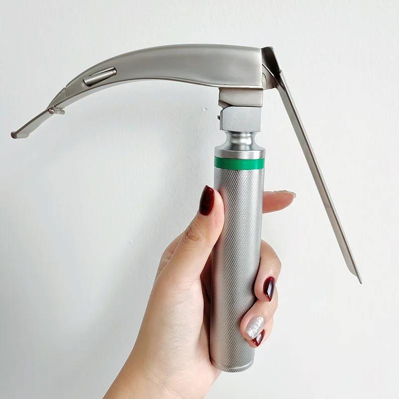 Laryngoscope Bulb Adult Full Stainless Steel Optic Fiber Flexible