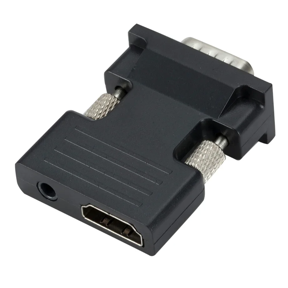 PzzPss HDMI ȣȯ-VGA ȯ, 3.5mm  ̺ , 1080P HDMI ȣȯ -VGA  , PC ƮϿ