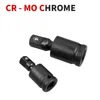 360 Degree Swivel Knuckle Joint Air Impact Wobble Socket Adapter Hand Tool 1/2 3/8 1/4 Gimbal Ball Impact Wrench Adapter 2