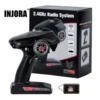 INJORA 2.4GHz Remote Control 6CH Digital Radio Transmitter with Gyro Receiver for 1/8 1/10 RC Car Boat Tank Crawler SCX10 1