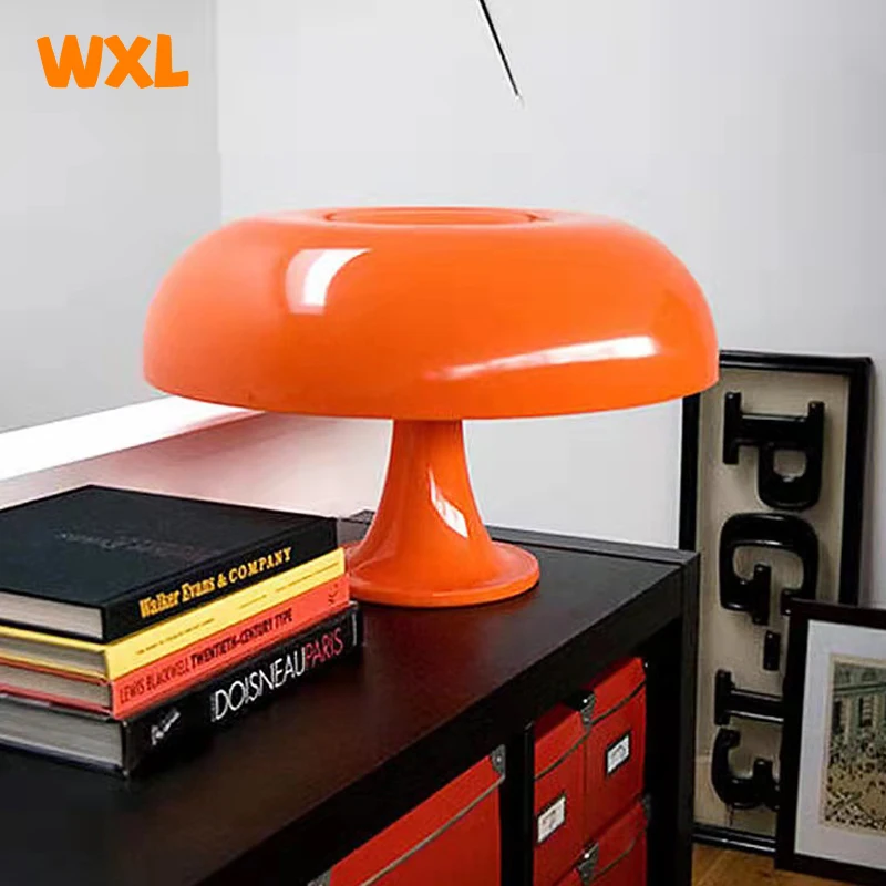 

Modern Led Mushroom Desk Lights Minimalist Table Lamp for Hotel Bedroom Bedside Living Room Decoration Lighting Italy Designer