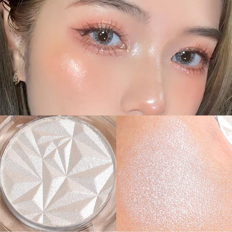 3 Colors Face Highlighter Makeup Powder Glitter Glow Contouring Shimmer