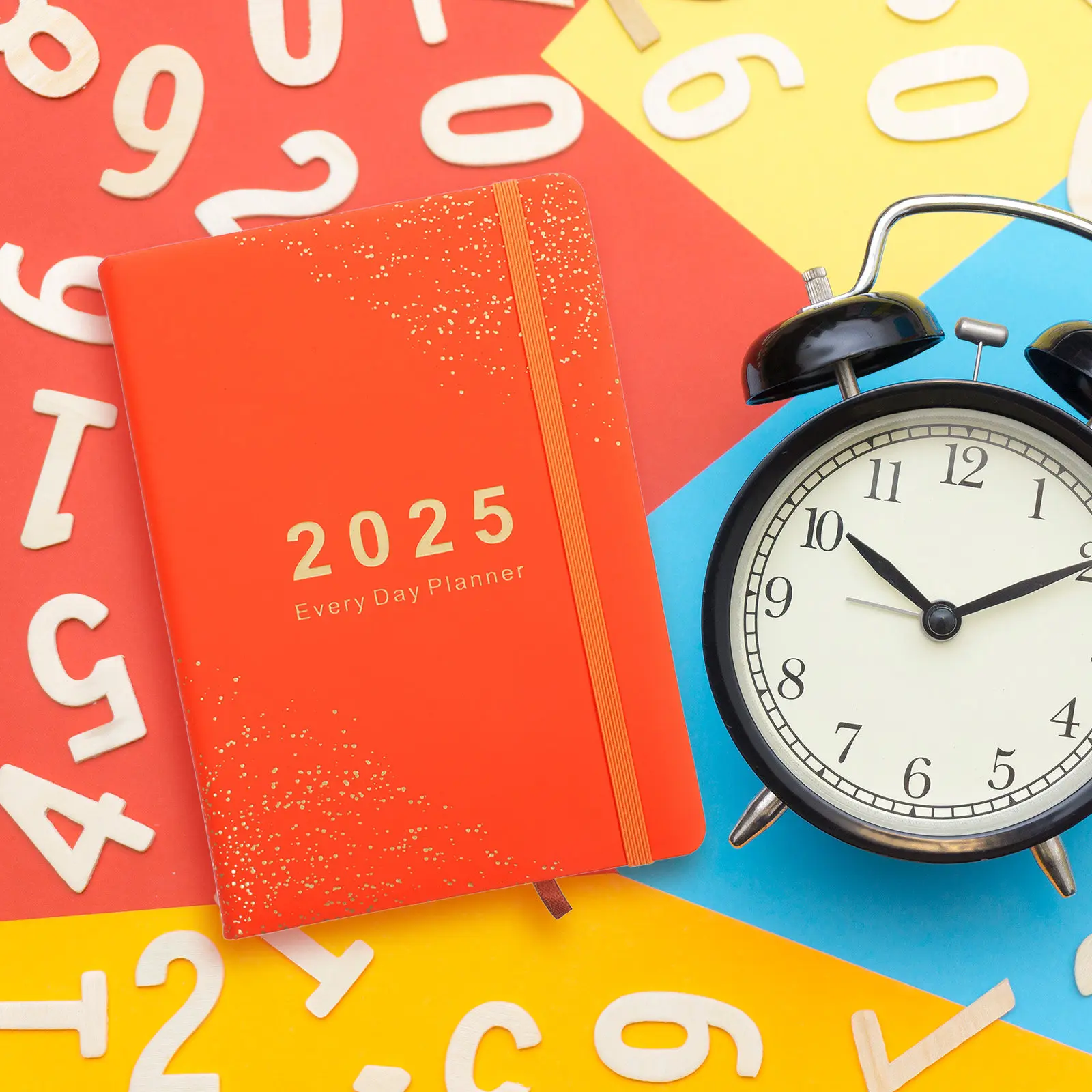 데일리 플래너 2025 스케줄 북 작고 귀여운 주간 월간 학업 정리 노트 휴대용 필기 플래너