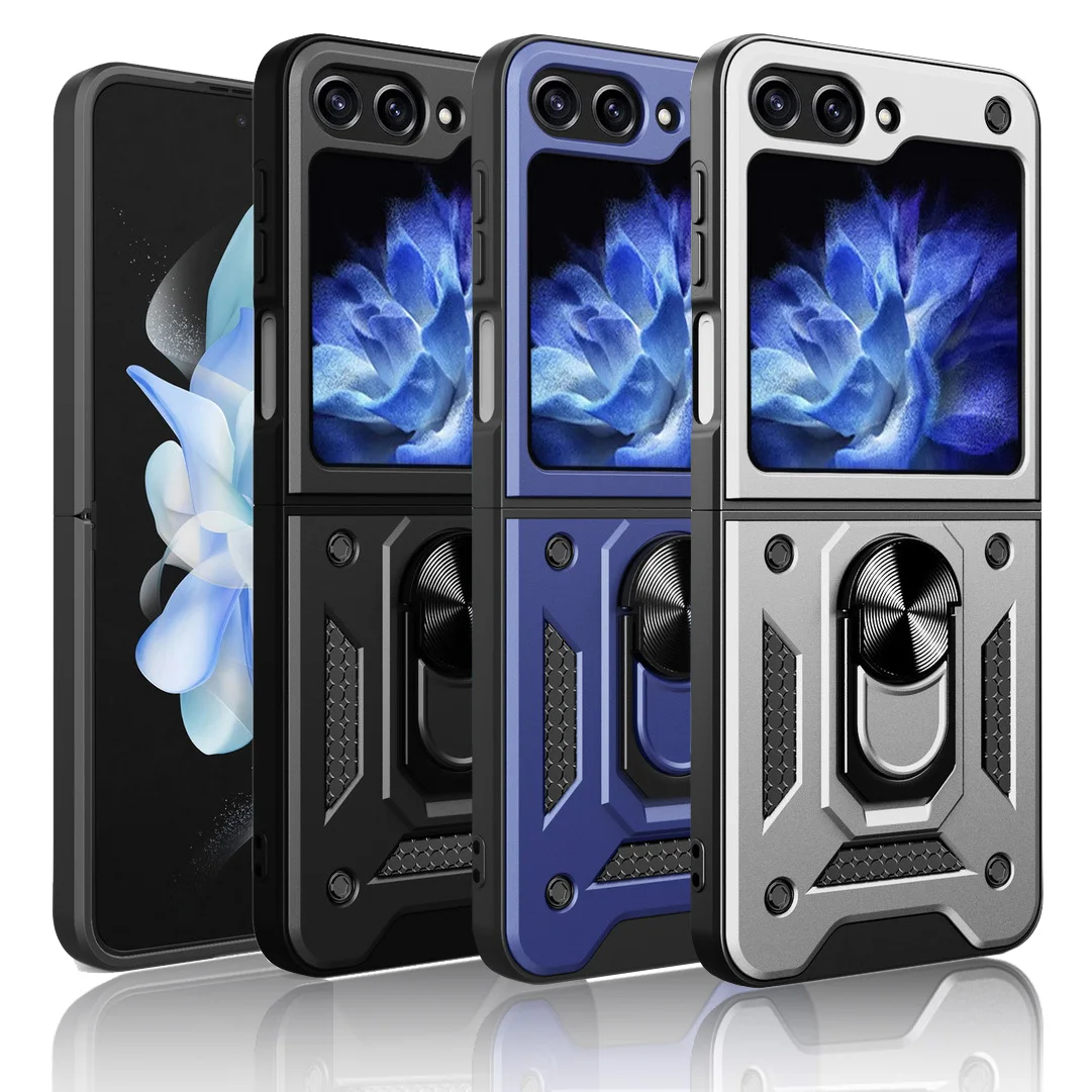 Custodia Protettiva Per Fotocamera Per Samsung Z Flip 5 4 3 Galaxy Z Fold 5 4 Armor Hybrid Ring Cover Posteriore