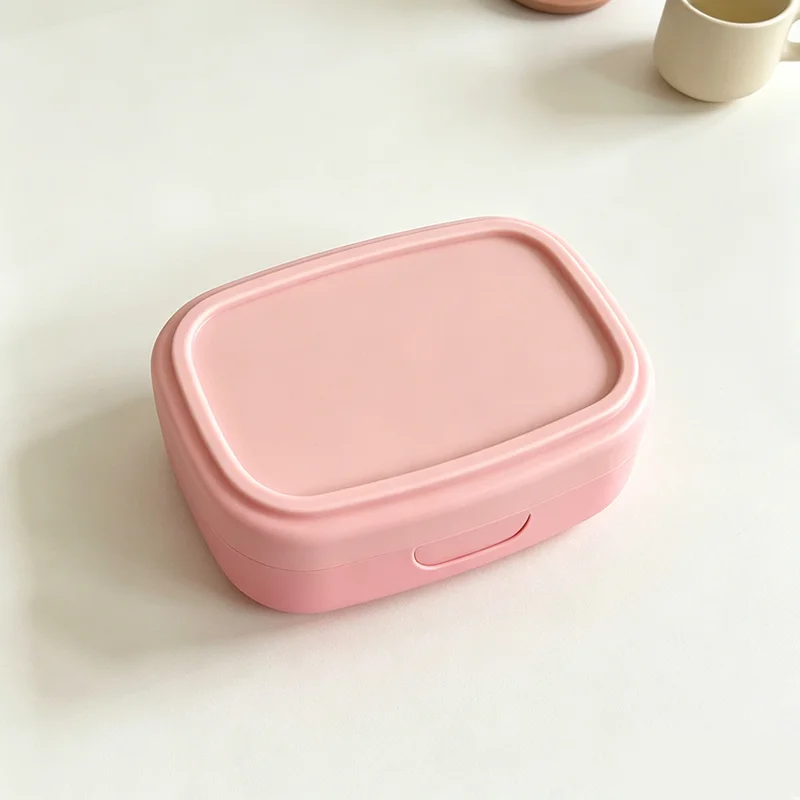Vibrant Compact Contact Lens Case with Mirror - Portable Soaking Storage Kit