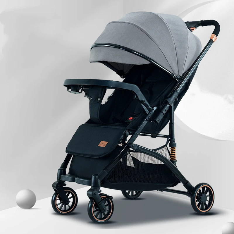 Flagship Edition Baby Stroller Can High Light Folding Shock-absorbing Landscape Divine Tool for Can Sit or Lie Down Portable