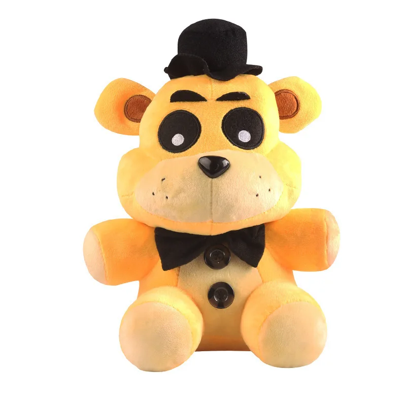  10 inch Cute Night Plush - Purple Hat Golden Freddy