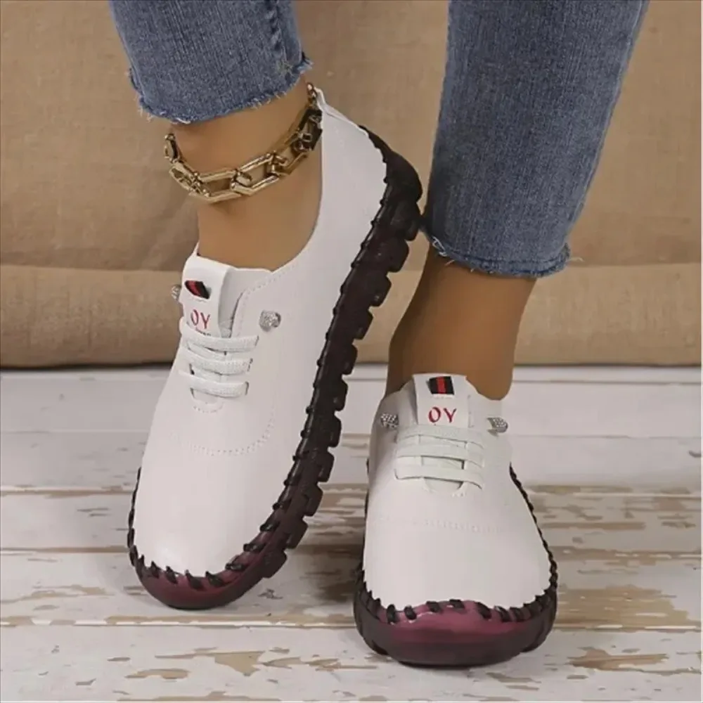Flat Shoes Women Sneakers 2024 New Women Designer Shoes Lightweight Women Casual Sneakers Ladies Platform Shoes Zapatos De Mujer