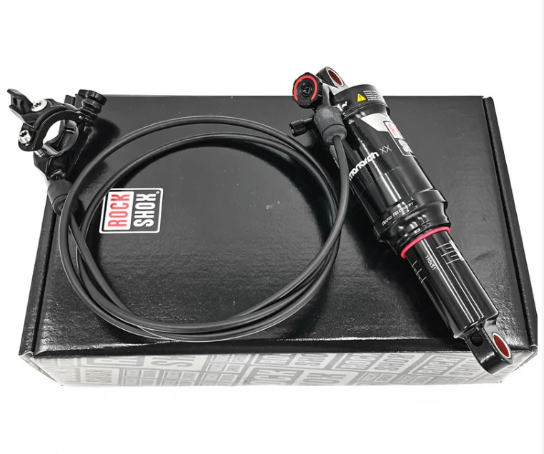 RockShox Monarch XX Rear Shock 7.25x1.75 (184x44) TuneMidReb/MidComp, 430 Lockout Force, Left Remote 1250mm C2, Bla by RockShox RockShox Monarch XX Shock - Tested by RichardCunningham - Pinkbike