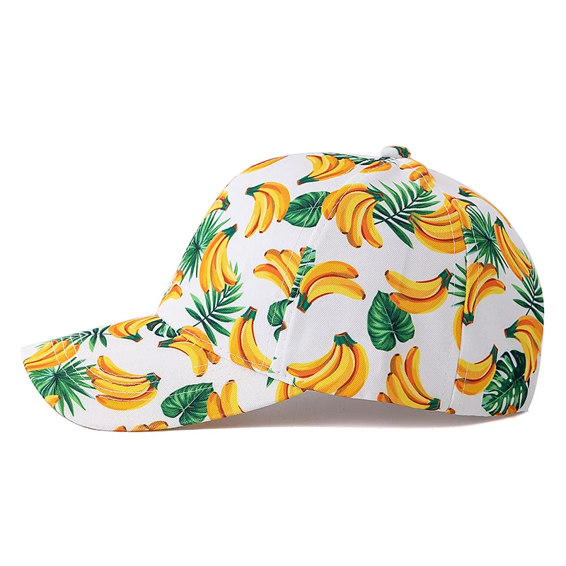 Hot sale Unisex Summer Baseball Cap Fruit Print Outdoor Sun Hat Classic Men Women Cap