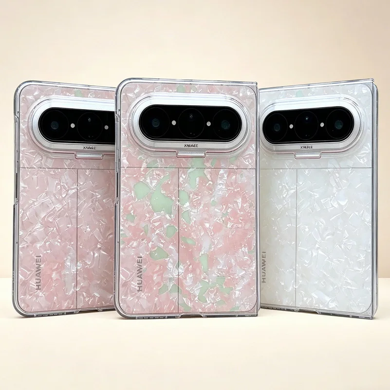 Translucent Shiny Shell Phone Case For Huawei Pura X Max Slim Camera Protectiver Cover_voghion.com