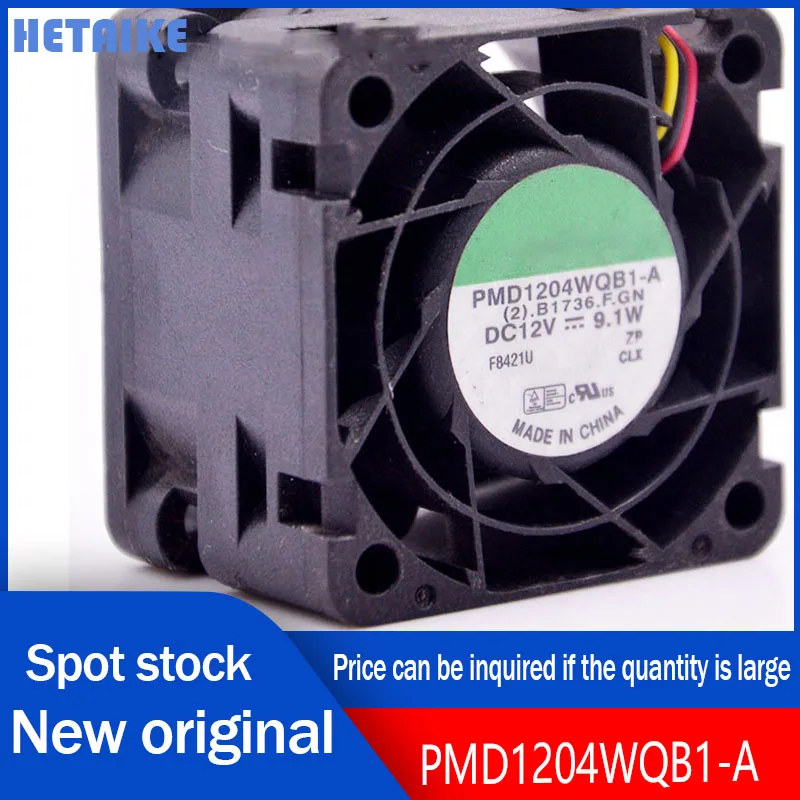 New original PMD1204WQB1-A 12V 9.1W 4CM 4028 small violent cooling fan