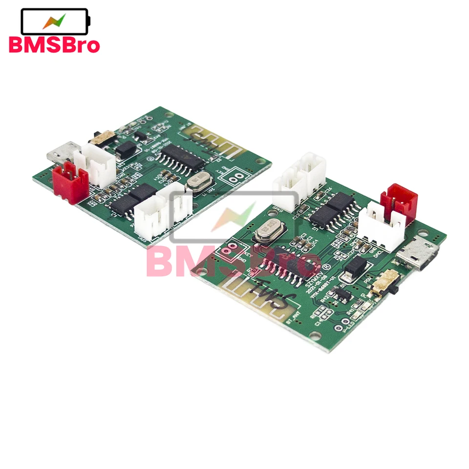 Uwaykey Bluetooth Amplifier Board, 5W +5W Output Power, DC 3.7V-4.2V/5V Mini Bluetooth Speaker Board