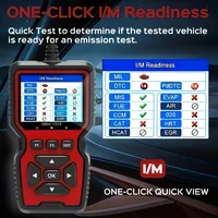 V519 Professional Obd2 Scanner - USB Powered Car Diagnostic Tool with Real-Time Data Stream, Full-Featured Obd Ii Testing (I/M Ready, Bod2/Eobd), Clears Check Engine Light, Reads/Erasing Codes from Most Vehicles, Car Maintenance, Ergonomic Design, Durable Plastic Shell - Image 5