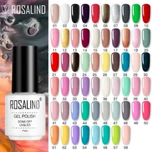 ROSALIND Nail Gel Polish Neon Hybrid Varnish Semi Permanent Nail Art Design Soak Off Top Base Coat Esmalte UV Gel Nail Polish