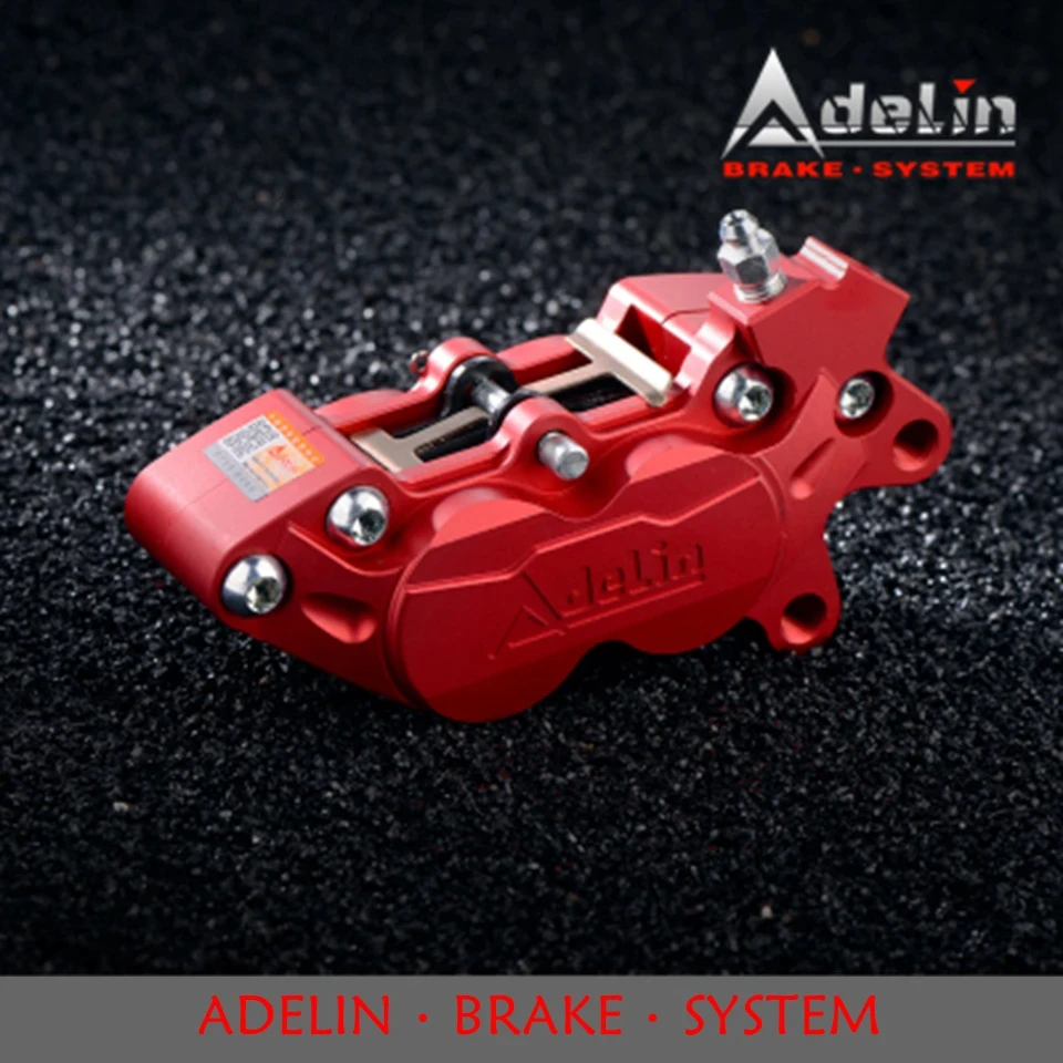 

Adelin ADL-7ADL-20 Motorcycle Hydraulic Brake Calipers Universal HF6 40mm 4 pistons CNC Aluminum alloy Motorcycle brake calipers