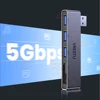 5 in 1 USB HUB High Speed USB 3.0 OTG Splitter Card Reader Multiport with SD TF Ports Computer Accessories USB Micro SD Adapter 4