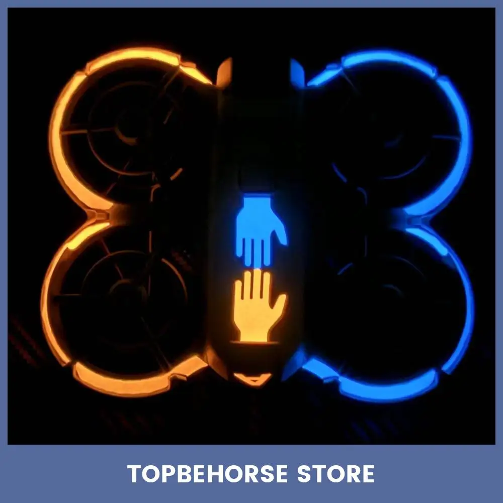 For DJI Neo Glow-In-The-Dark Stickers Personalised Colourful Light-Absorbing Stickers Drone Night Flight Decoration Accessories