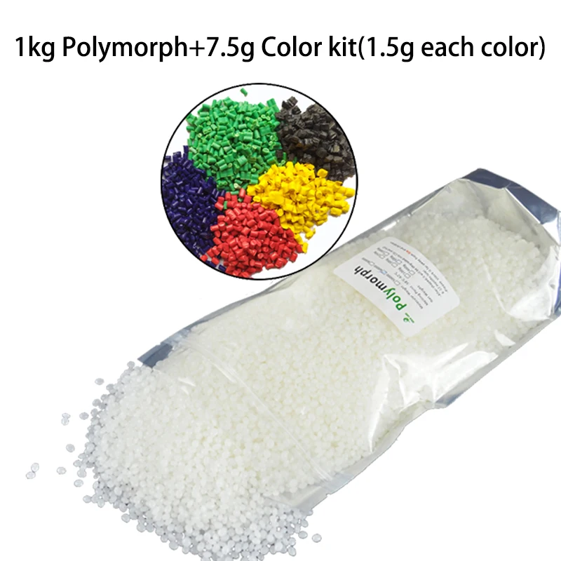 Thermoplastic Beads Polymorph Plastic Pellets Reusable Moldable Plastic  Beads Melting Plastic for DIY Crafts Sculpting Cosplay