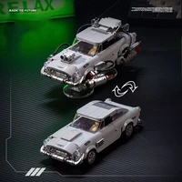 Classic Back to the Future Time Machine Compatible Building Blocks Moc Technical Car Bricks Construct Toys Gifts Home Decoration 5