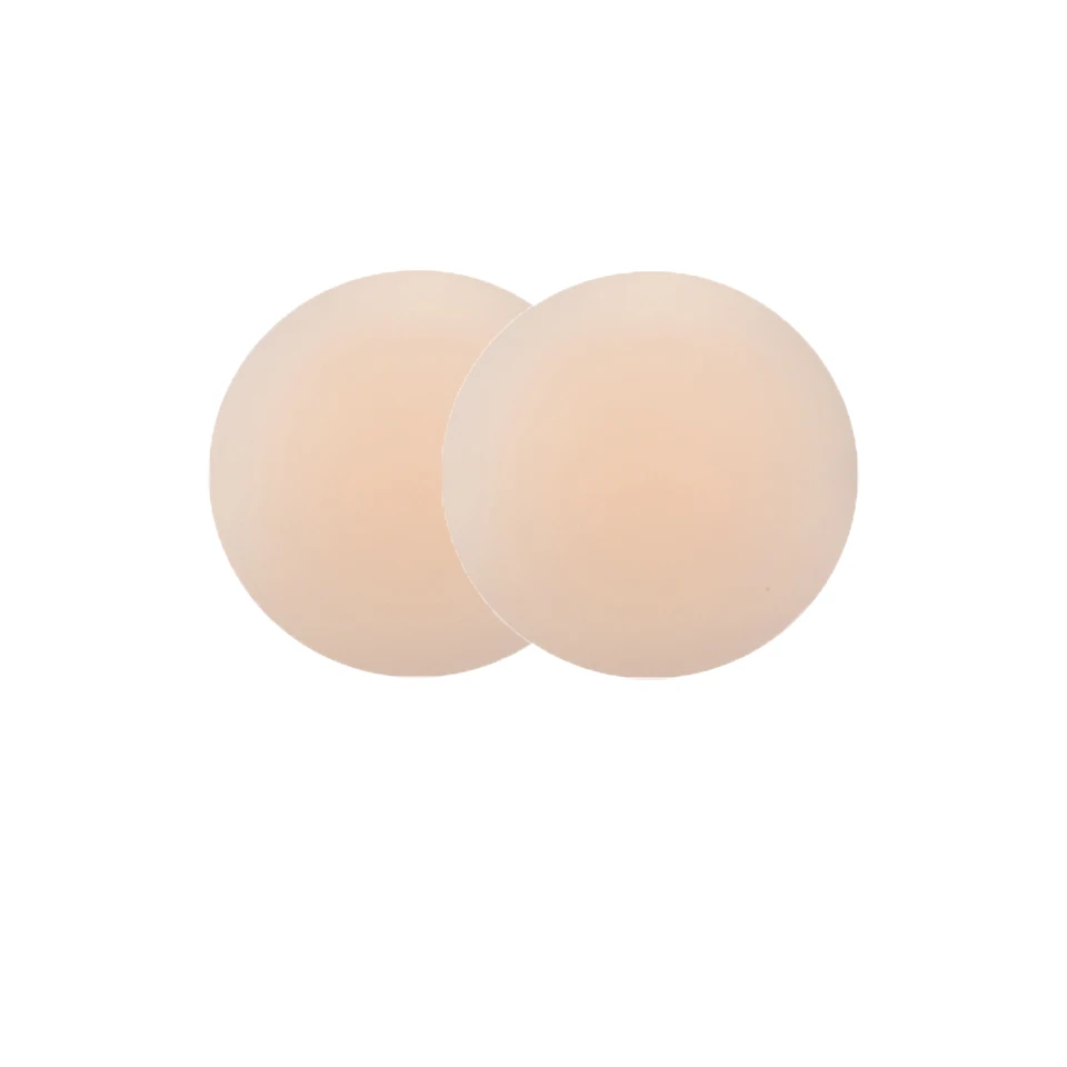 Adhesive Reusable Nipple Cover Silicone Pasties No Show Sticky Bra Liner Reusable Breast Petals Stick On Bra for Women