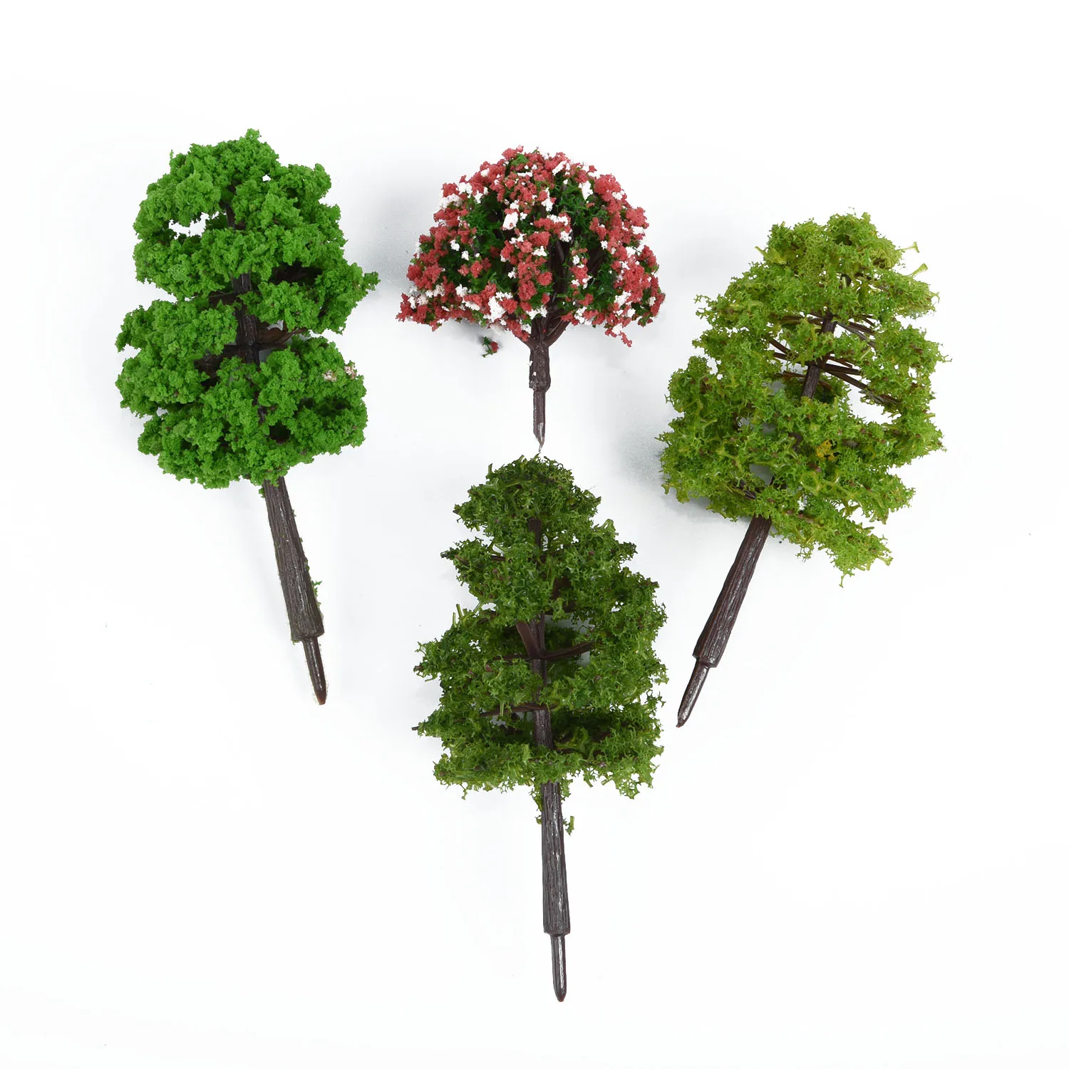 10/20/70pcs Model Trees Artificial Miniature Tree Scenery Garden Park Train Railroad Decoration Building Landscape Model For