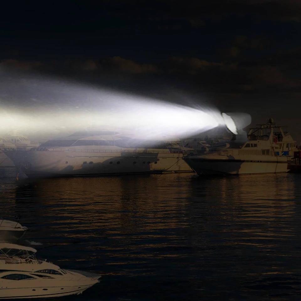 Projecteur à LED - 9 - 32 V - 50 W - Orientable à 360° - Inclinable à 120° - Avec Télécommande - IP 65