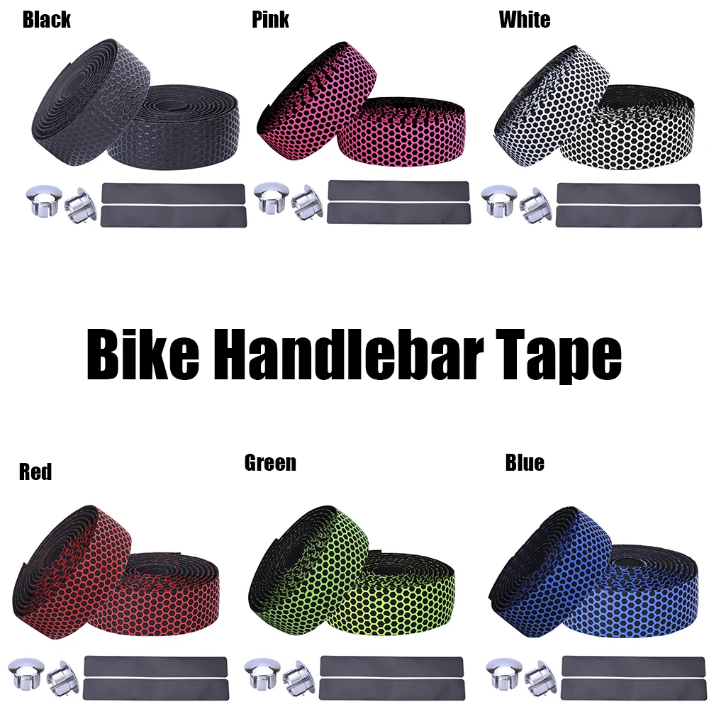1 Pair NEW Shock Handle Anti-slip MTB Bike Handlebar Tape Wrap Road Bicycle