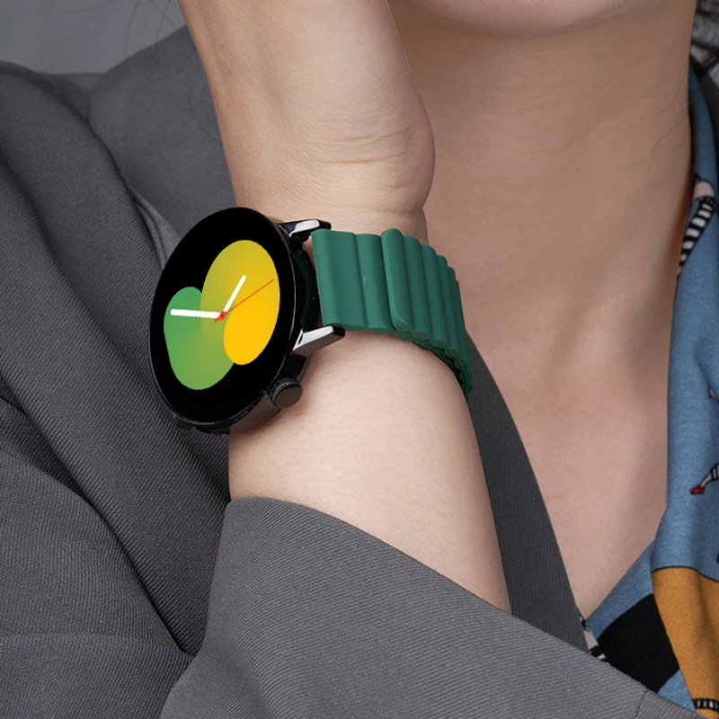 Magnetic Loop Silicone Watchband Strap
