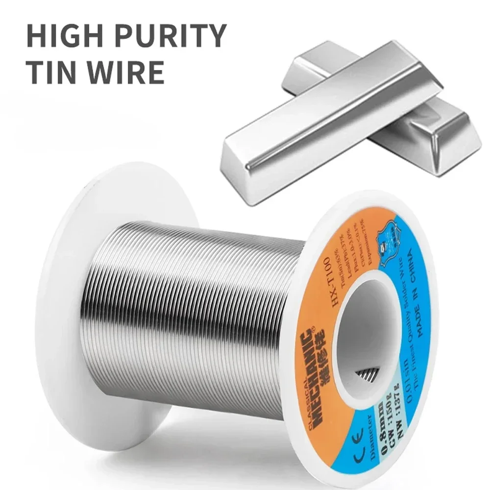 MECHANIC 0.2mm-1.2mm 55g Solder Wire Thin Normal Temperature 183&deg;C Melting Point Substrate Special Rosin Lead Solder Wire HX-T10 soldering wire,soldering tin wire,welding wires