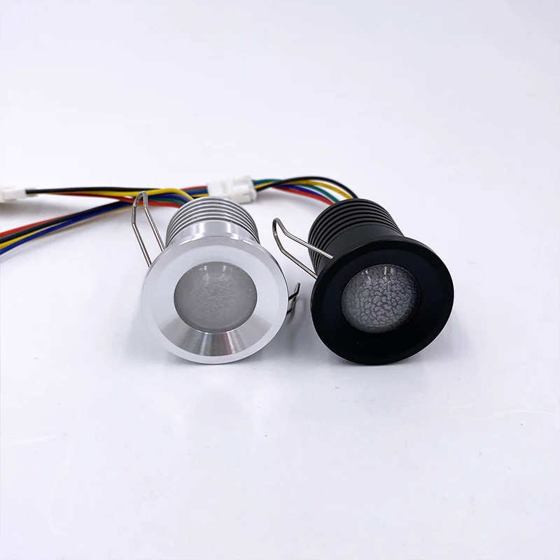 Rgbw Mini Led Spotlight with Transformer and Dimmer, Ceiling Lights Lighting Remote Dimming, Stage Showcase Party Light DC12V 3W 4