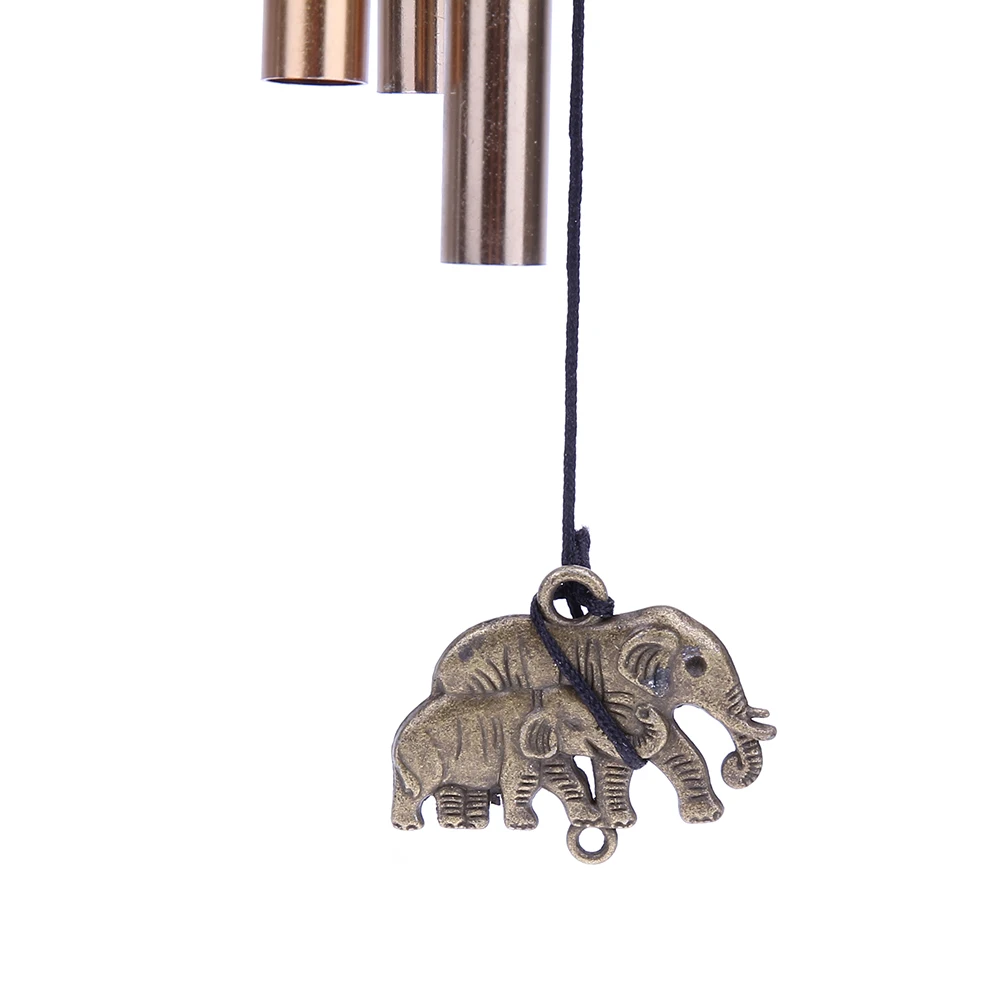 6 Tubes Wind Chimes Bells Decor Home Living Props Hanging Wind Chime Mascot Swing Wind Chimes Bells Pendant for Balcony Outdoor 6