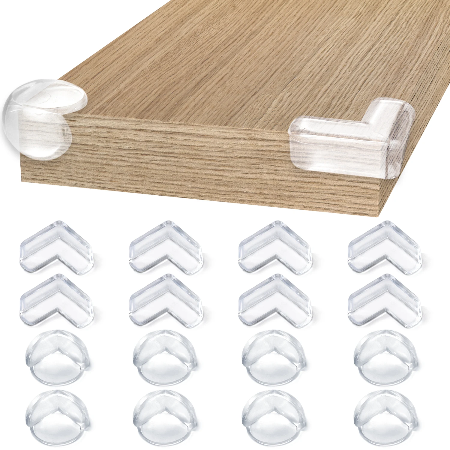 Baby Corner Protectors 16/30Pcs silicone table corner protector table corner protector furniture anti collision strip