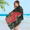 Rock Singer A-AC D-DC Band Cartoon Beach Towel Cute Kawaii Room Decor Bath Girls Children Hand Towels For Bathroom Shower 5